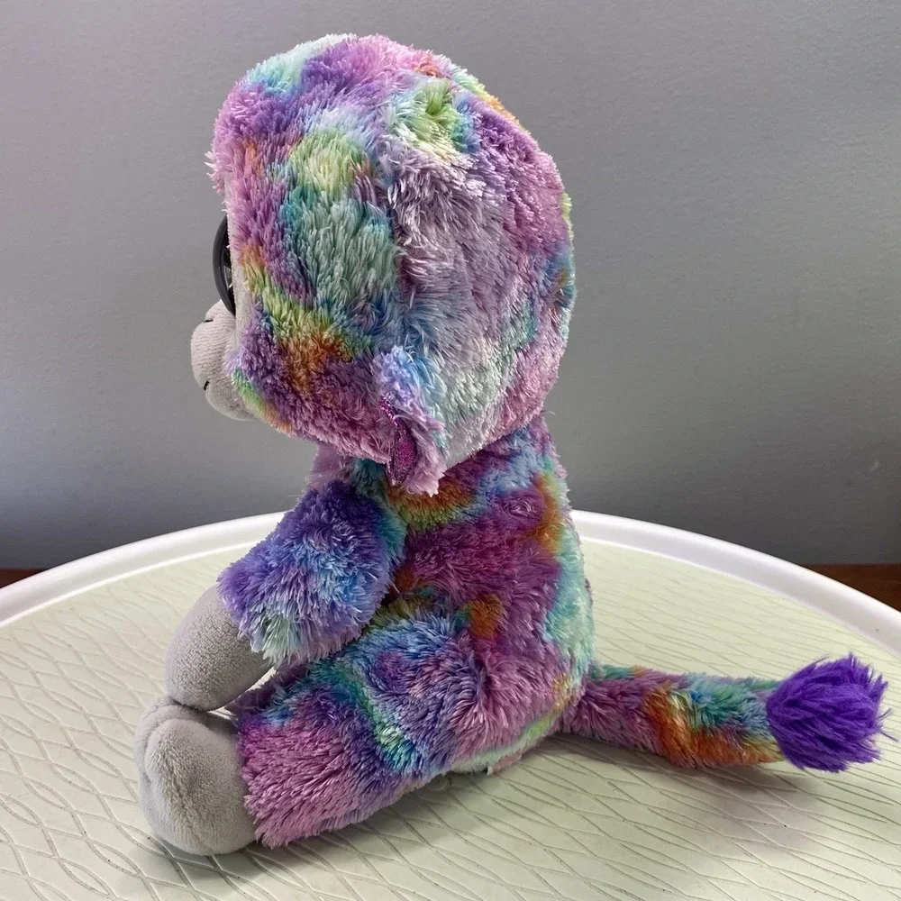 2018‎ Ty ZURI Pastel Monkey Beanie Plush 9.5